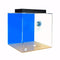 Clear for Life 60 Gallon Cube UniQuarium 3-in-1 Fresh or Saltwater Acrylic Aquarium Light Blue