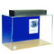 Clear For Life Desktop Aquarium - Rectangle Fresh or Saltwater Acrylic - 10 Gallon or 15 Gallon 10 Gallons - 20"L x 10"W x 12"H / Sapphire Blue