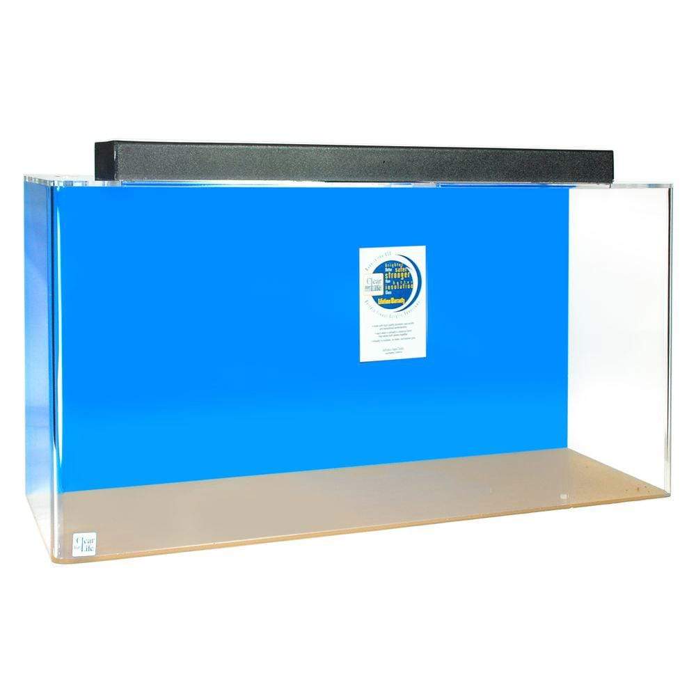 Clear for Life Rectangle 20 Gallon Acrylic Aquarium - Fresh or Saltwat ...