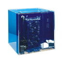 Desktop 10 Gallon Cube UniQuarium 3-in-1 Fresh or Saltwater Acrylic Aquarium Sapphire Blue