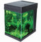 JBJ 3 Gallon Cubey - All-In-One Fresh or Saltwater Glass Aquarium - Black (MT-208DX-B)