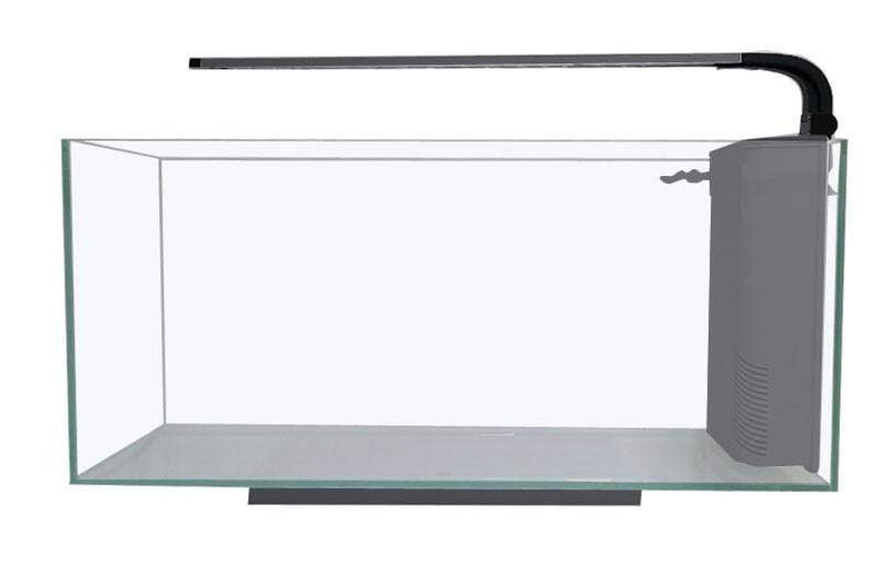 JBJ 6 Gallon Desktop Peninsula - Freshwater Glass Aquarium w/ Filter and LEDs (RL-6-CP)